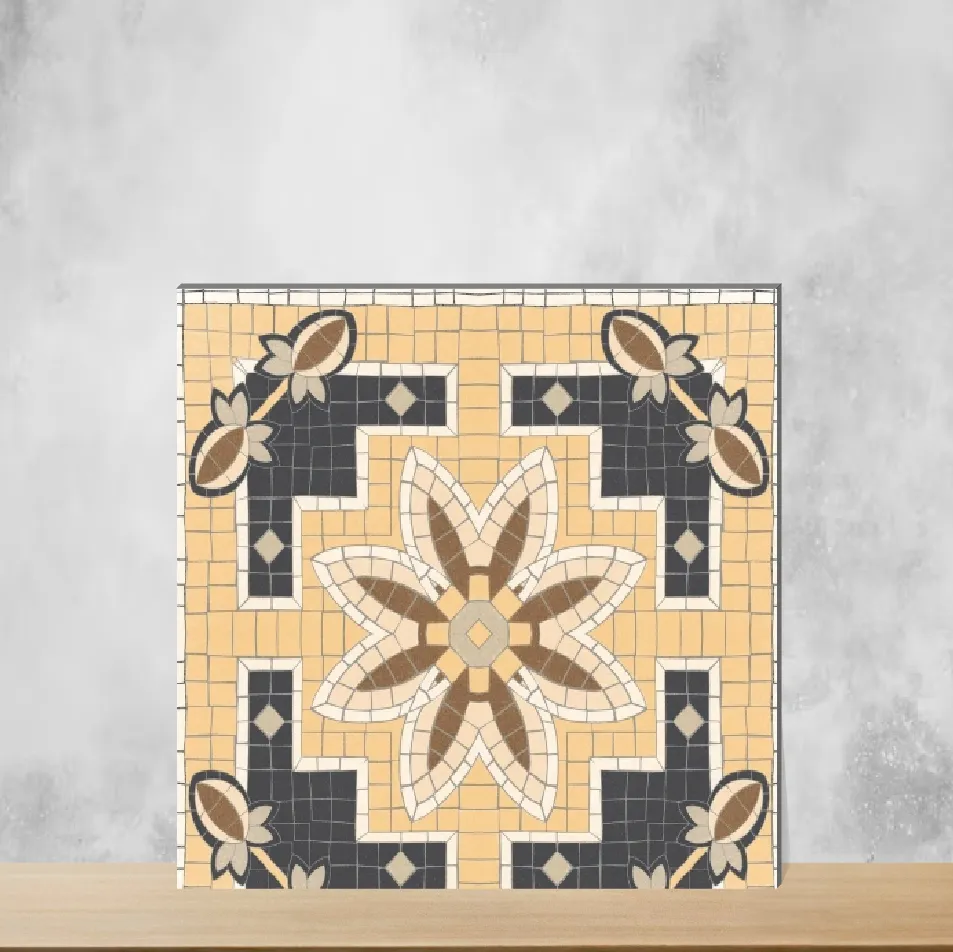 Vitrified Bissaza Moroccans Matt Square Tiles TL-6887 (2x2 feet | 9 mm)