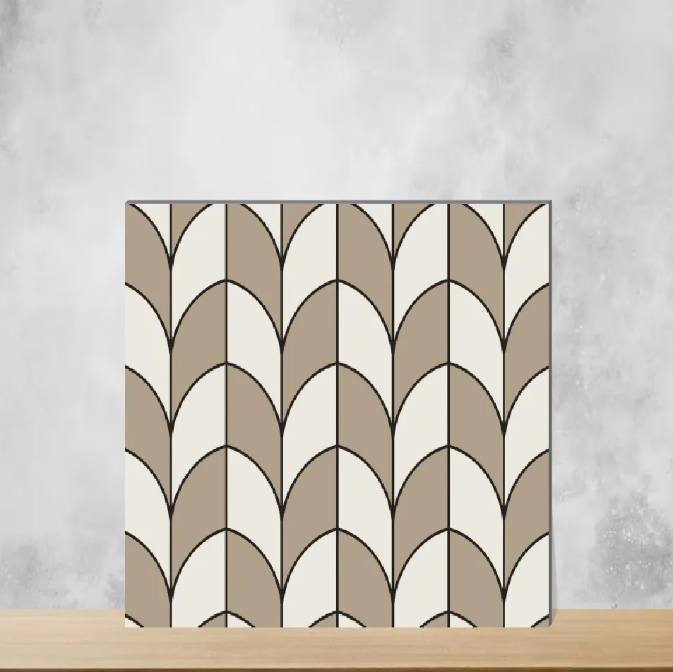 Vitrified Meridian Moroccans Matt Square Tiles TL-6954 (2x2 feet | 9 mm)