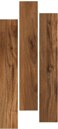 Vitrified Madera Teak Wooden Effect Matt Rectangular Tiles TL-7005-B (40x8 inch | 9 mm)