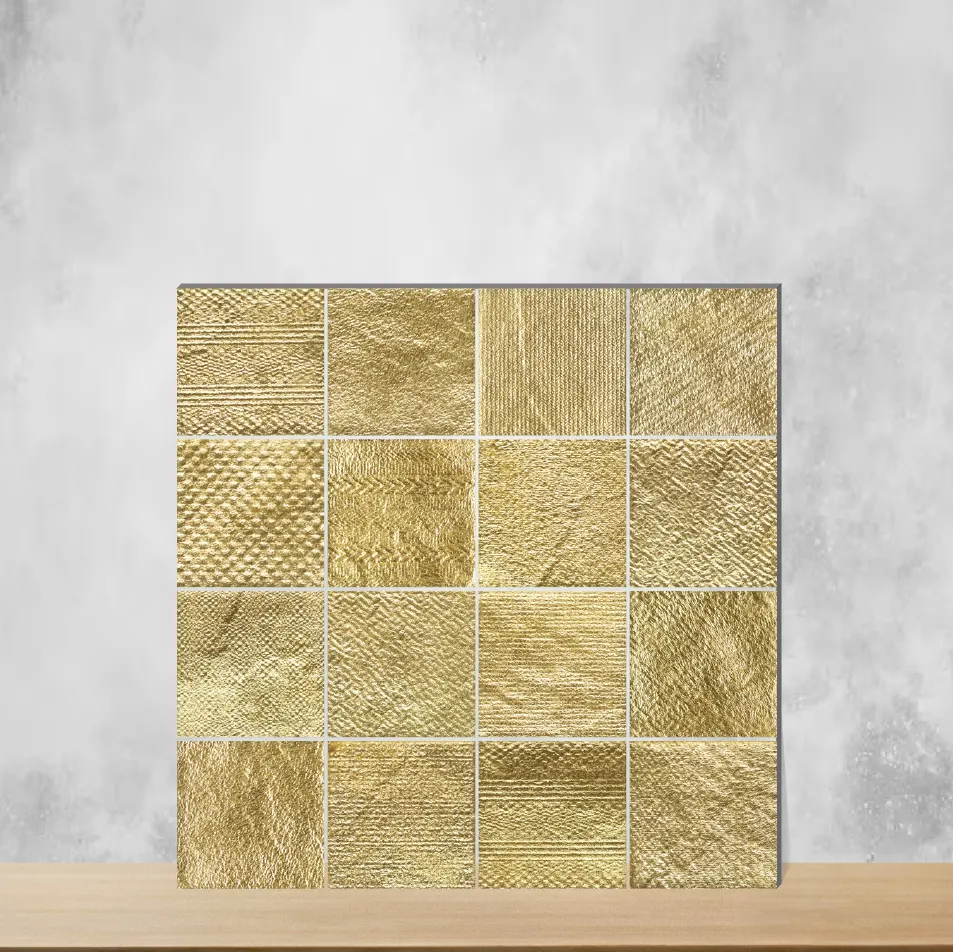 Vitrified Golden Weave Square Tiles TL-70 (12x12 inch | 9 mm)
