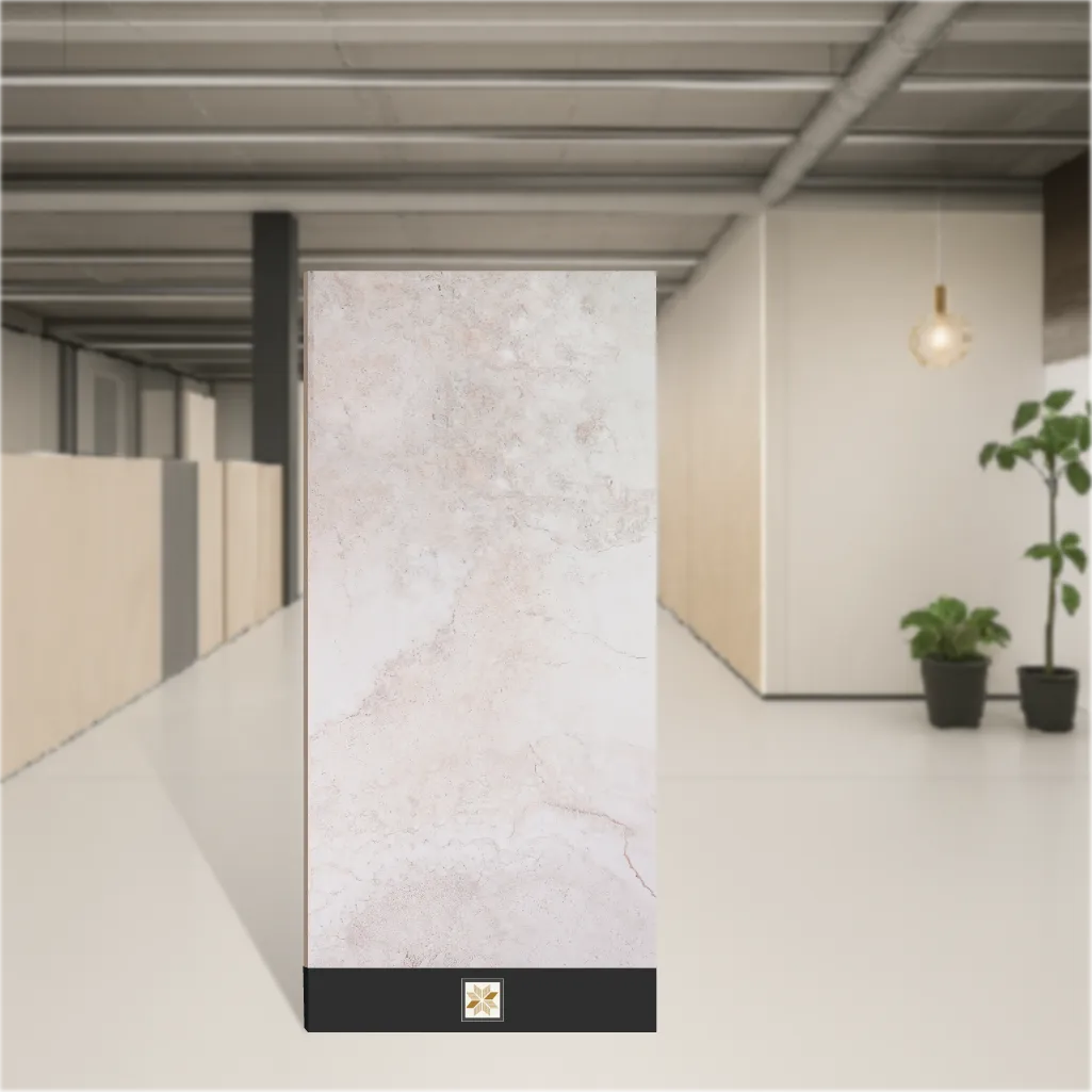 Vitrified Corthain Beige Punch Textures Matt Rectangular Tiles TL-700 (4x2 feet | 9 mm)