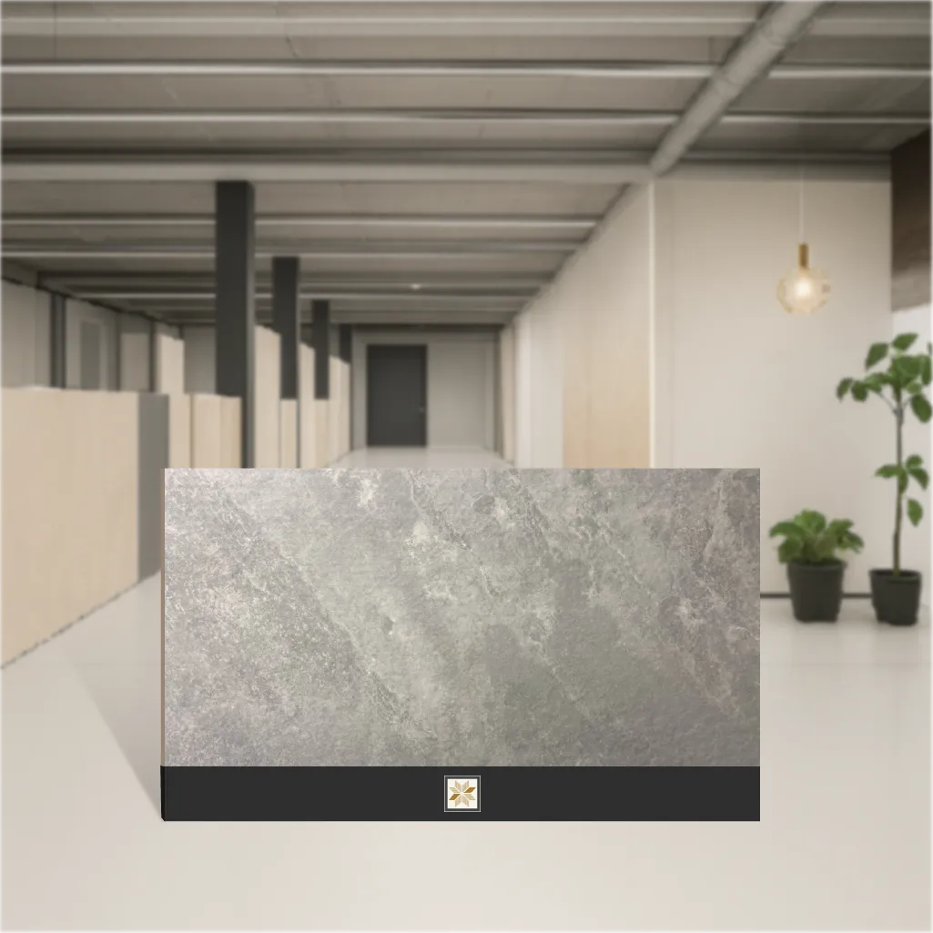Vitrified Aura Smoke Punch Textures Rectangular Tiles TL-7021 (4x2 feet | 9 mm)