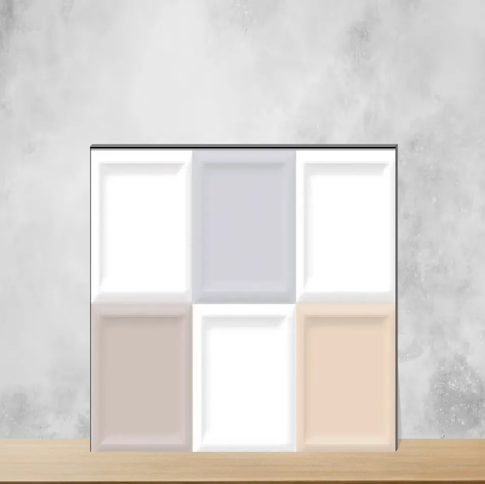 Ceramic Light Purple Wisteria Highlighter Tiles Glossy Rectangular Tiles TL-7208-E (12x18 inch | 6 mm)