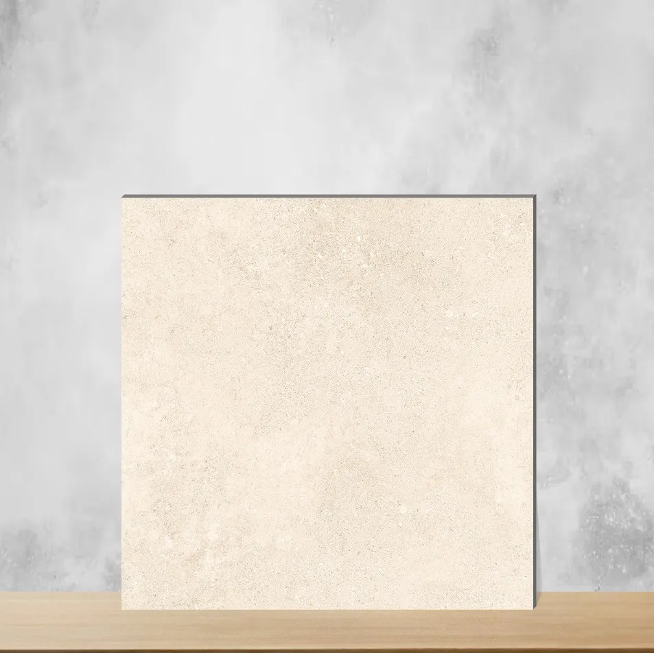 Vitrified Marina Crema Cement Look Matt Square Tiles TL-728 (2x2 feet | 9 mm)