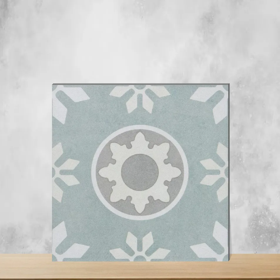 Palermo Lead Dust Moroccans Matt Square Tiles TL-734-C (8x8 inch | 8 mm)