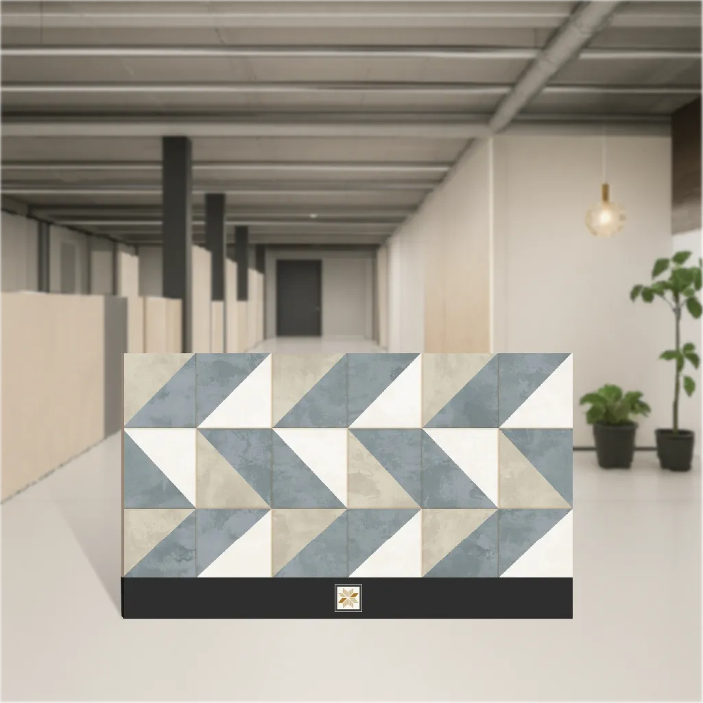 Vitrified Camila Hl-1 Geometric & Abstracts Matt Rectangular Tiles TL-7522-E (4x2 feet | 9 mm)