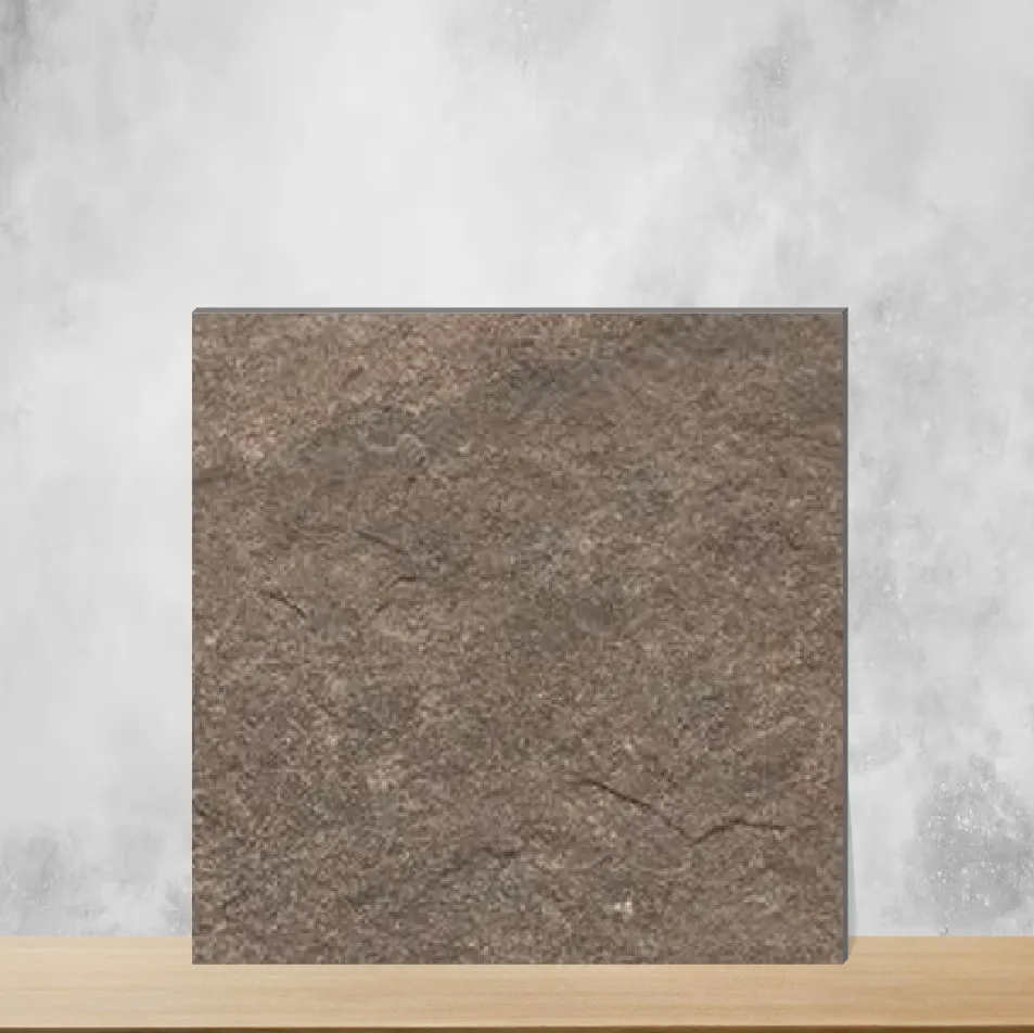 Vitrified Evoque Brown Marbles & Stones Matt Square Tiles TL-7502-C (12x12 inch | 12 mm)