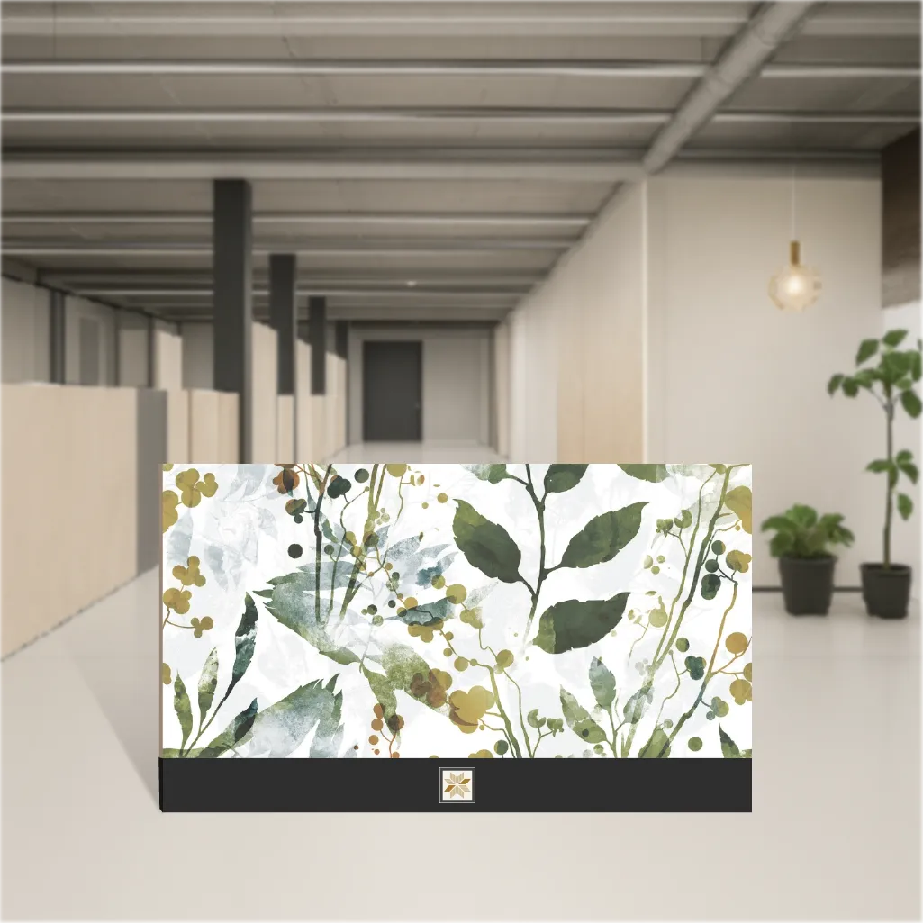 Vitrified DDG Irix Multi Decor Tropical Florals Matt Rectangular Tiles TL-7432-B (4x2 feet | 9 mm)