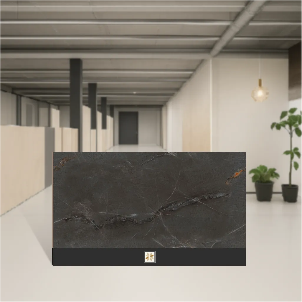 Vitrified DDG Armani Ark Dk Marbles & Stones Matt Rectangular Tiles TL-7433-B (4x2 feet | 9 mm)