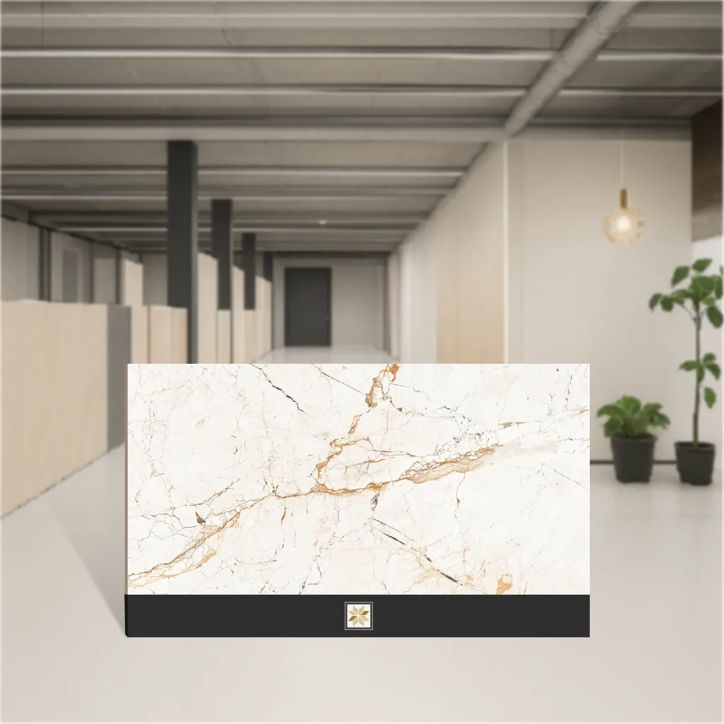 Vitrified DDG Saturio Sonne Marbles & Stones Matt Rectangular Tiles TL-7475 (4x2 feet | 9 mm)