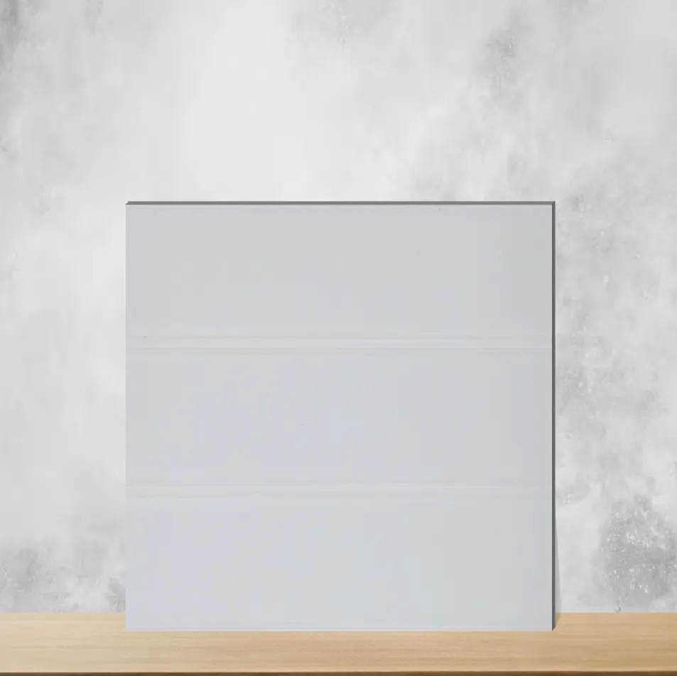 Ceramic Miraq Chalk White Matt Rectangular Tiles TL-1064-B (24x12 inch | 8 mm)