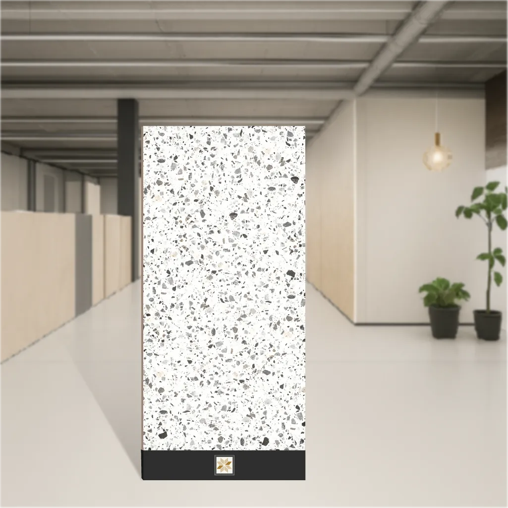 Vitrified Ravish Prime Terrazzo Matt Rectangular Tiles TL-753 (4x2 feet | 9 mm)