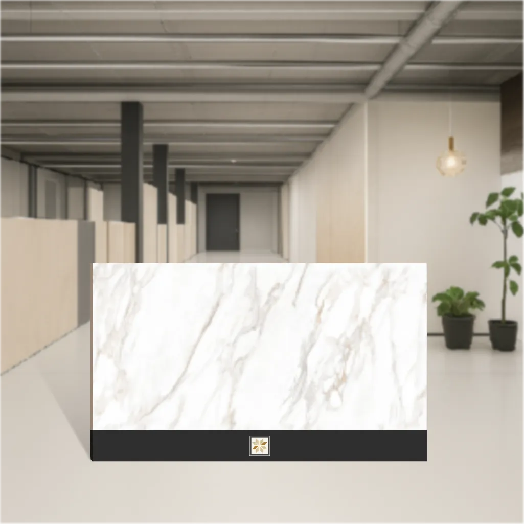 Vitrified Jayden Pearl Glit Matt Rectangular Tiles TL-7574 (5.3x2.7 feet | 9 mm)