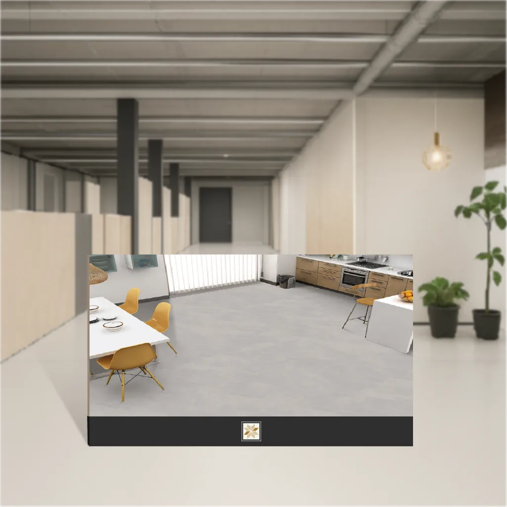 Vitrified Versatile Grey Tech Marbles & Stones Matt Rectangular Tiles TL-7662 (6x4 feet | 9 mm)