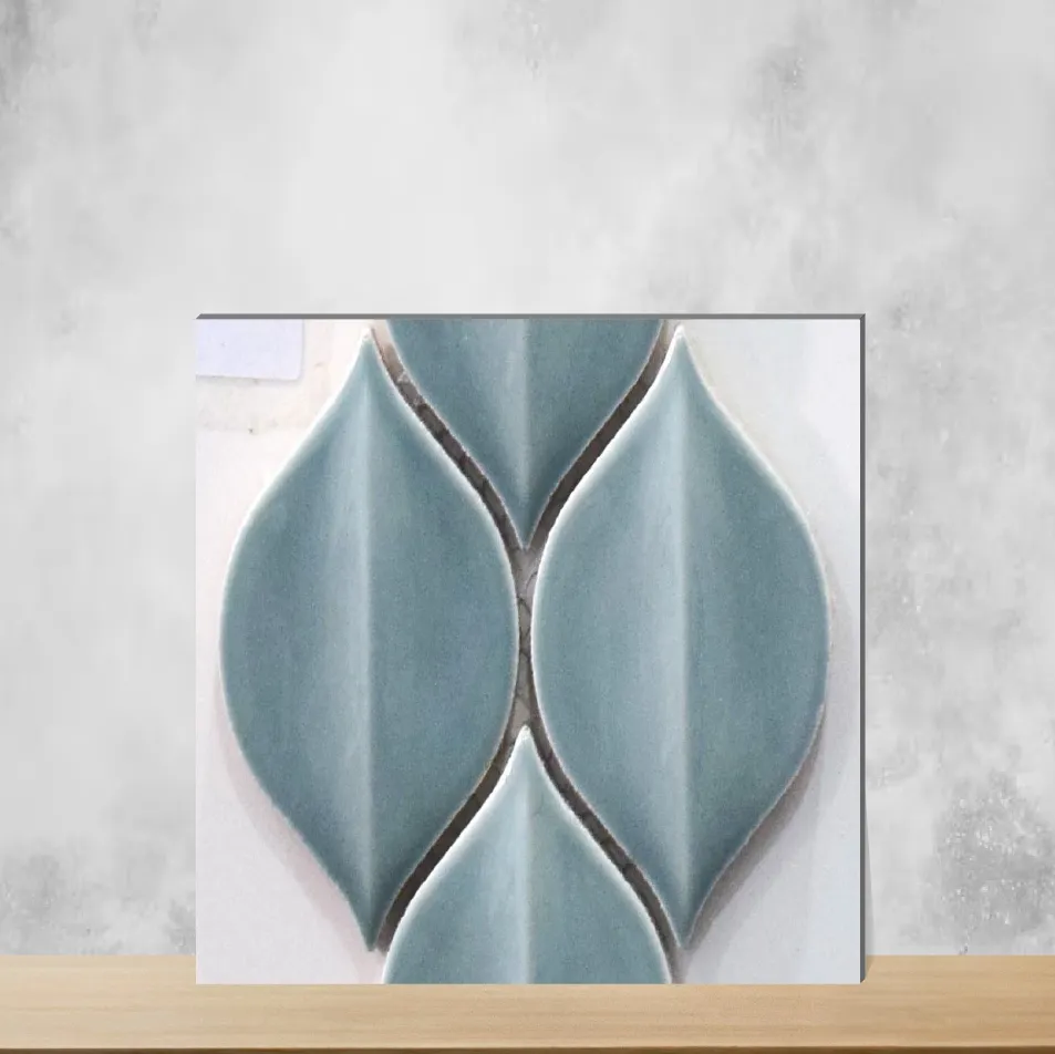 Salt Marsh Petal Design Rectangular Tiles TL-7739-G (11x12 inch | 10 mm)