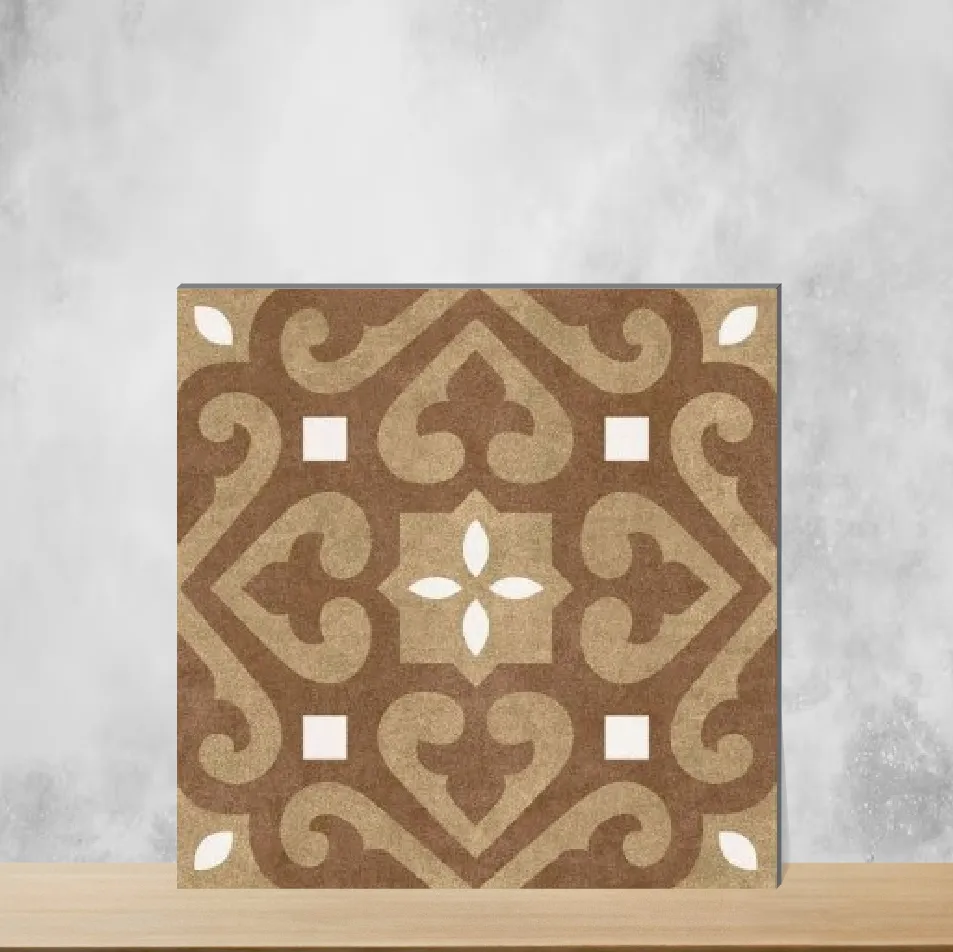 Vitrified Marikit Brown Moroccans Square Tiles TL-7804 (12x12 inch | 9 mm)