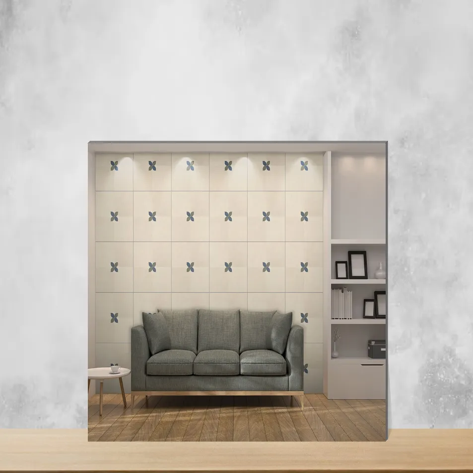 Vitrified Element Crema Moroccans Matt Square Tiles TL-7850 (2x2 feet | 9 mm)