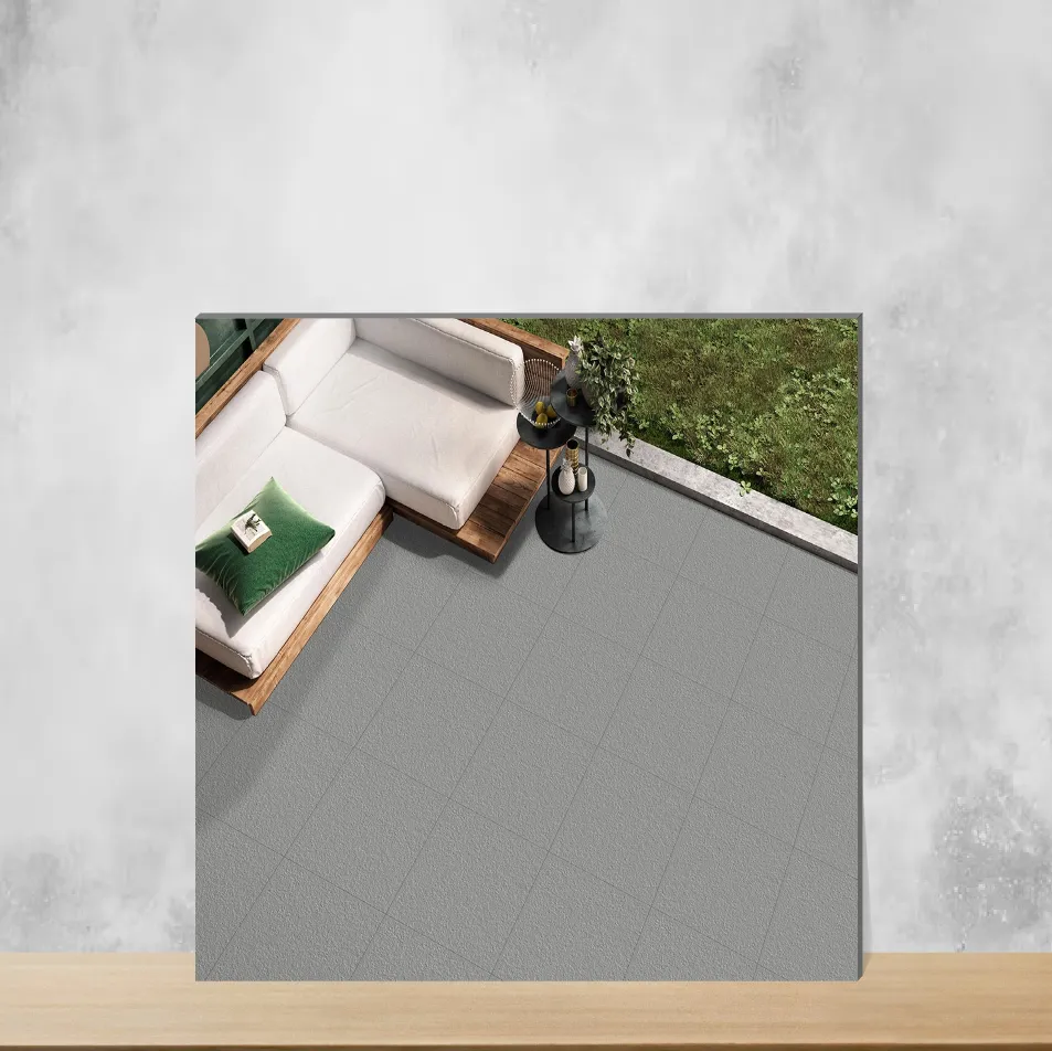 Vitrified Neo Grey Marbles & Stones Matt Square Tiles TL-7876-A (2x2 feet | 9 mm)