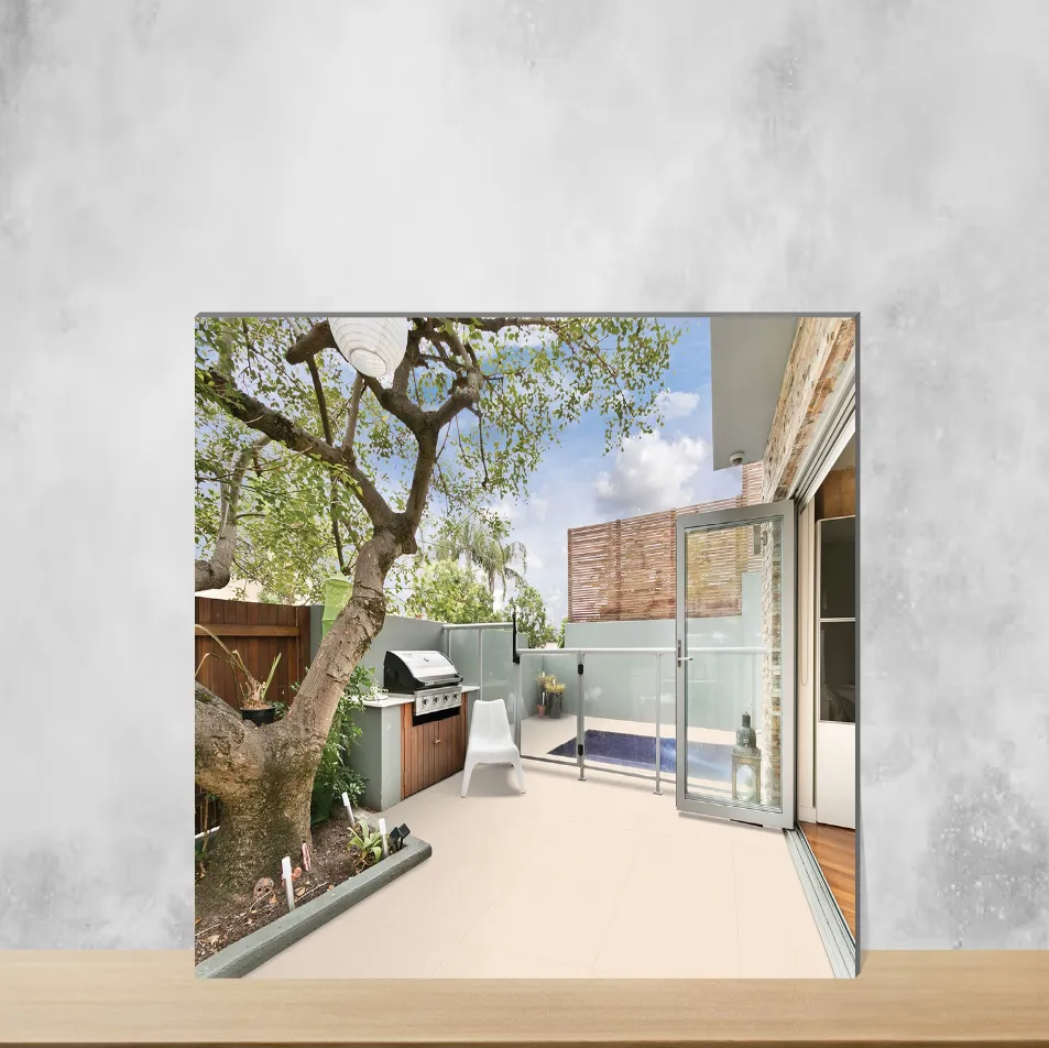 Vitrified Cosmic Beige Plain Solids Matt Square Tiles TL-7894-E (2x2 feet | 9 mm)