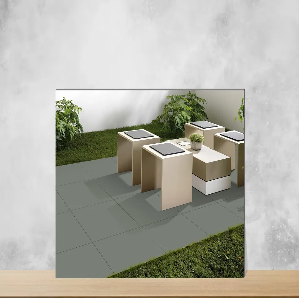 Vitrified Neo Mint Marbles & Stones Matt Square Tiles TL-7900-D (2x2 feet | 9 mm)