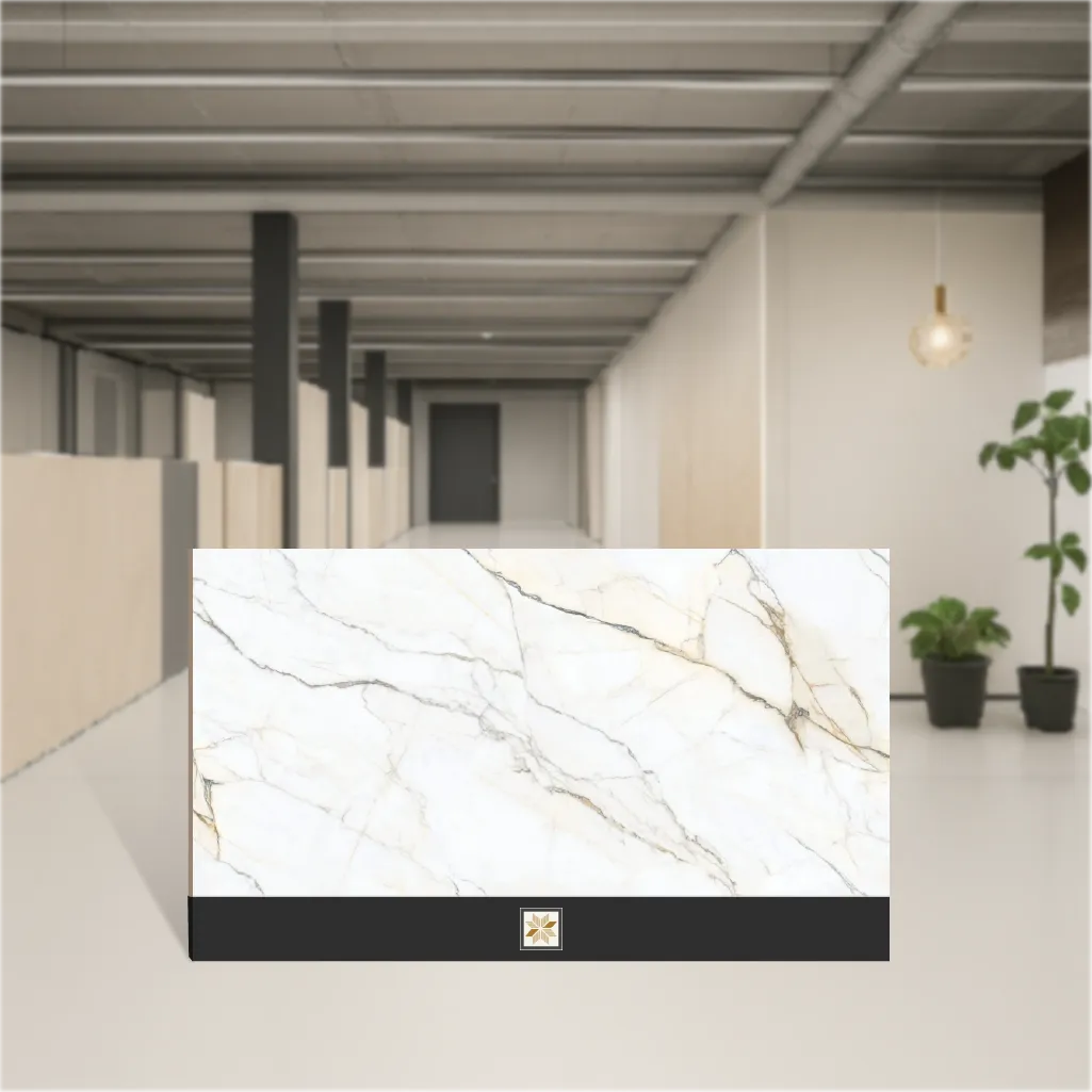 Statuario Nex Marbles & Stones Rectangular Tiles TL-7951 (8x4 feet | 9 mm)