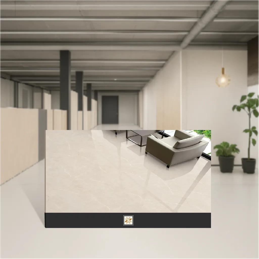 Vitrified Perry Caramel Marbles & Stones Matt Rectangular Tiles TL-8035 (4x2 feet | 9 mm)