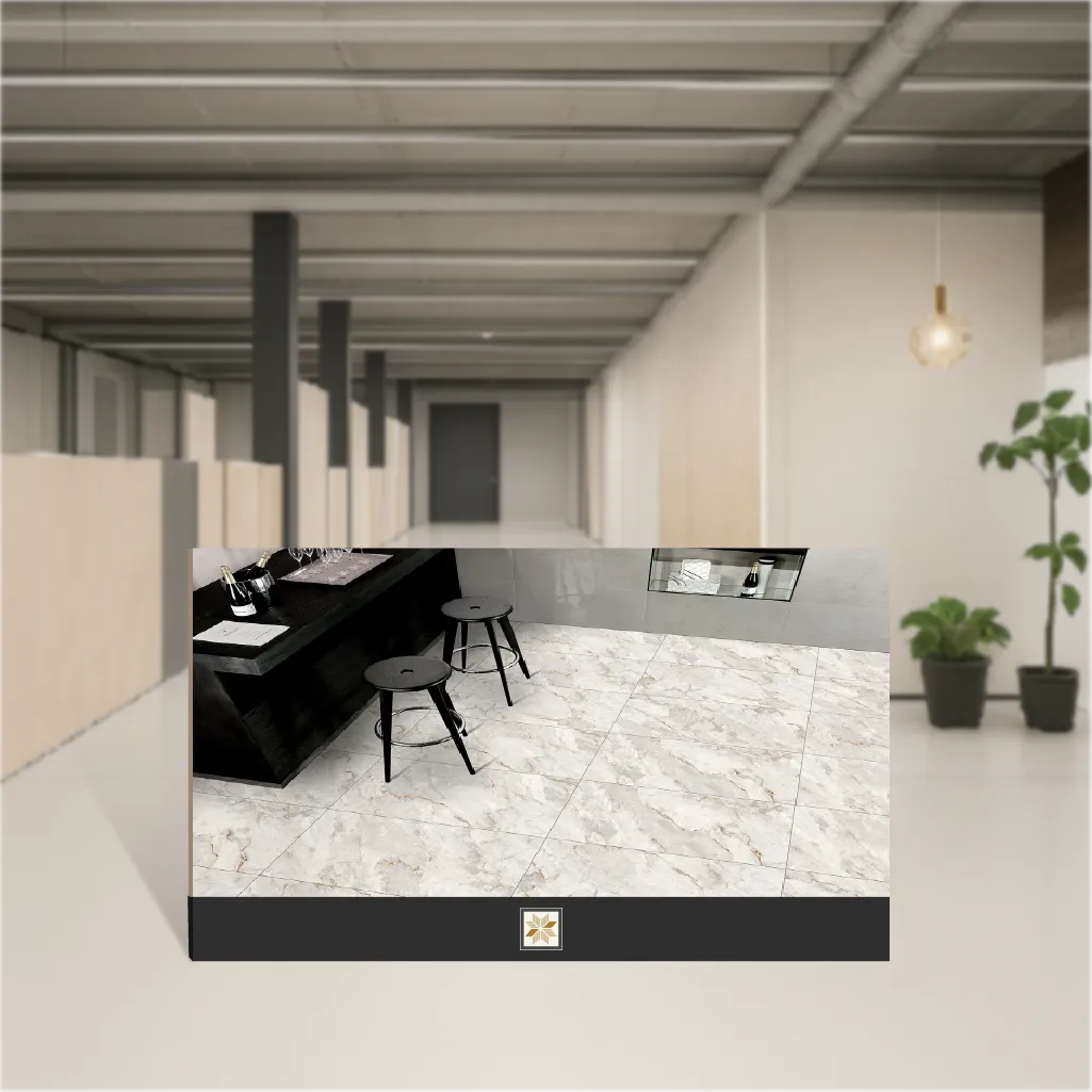 Vitrified Satuario Brasiliano Glit Marbles & Stones Matt Rectangular Tiles TL-8078 (4x2 feet | 9 mm)