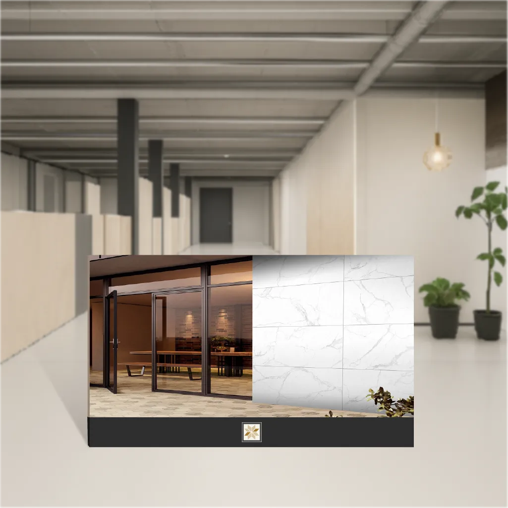 Vitrified Enigma Satuario Rock Marbles & Stones Matt Rectangular Tiles TL-8126 (4x2 feet | 9 mm)