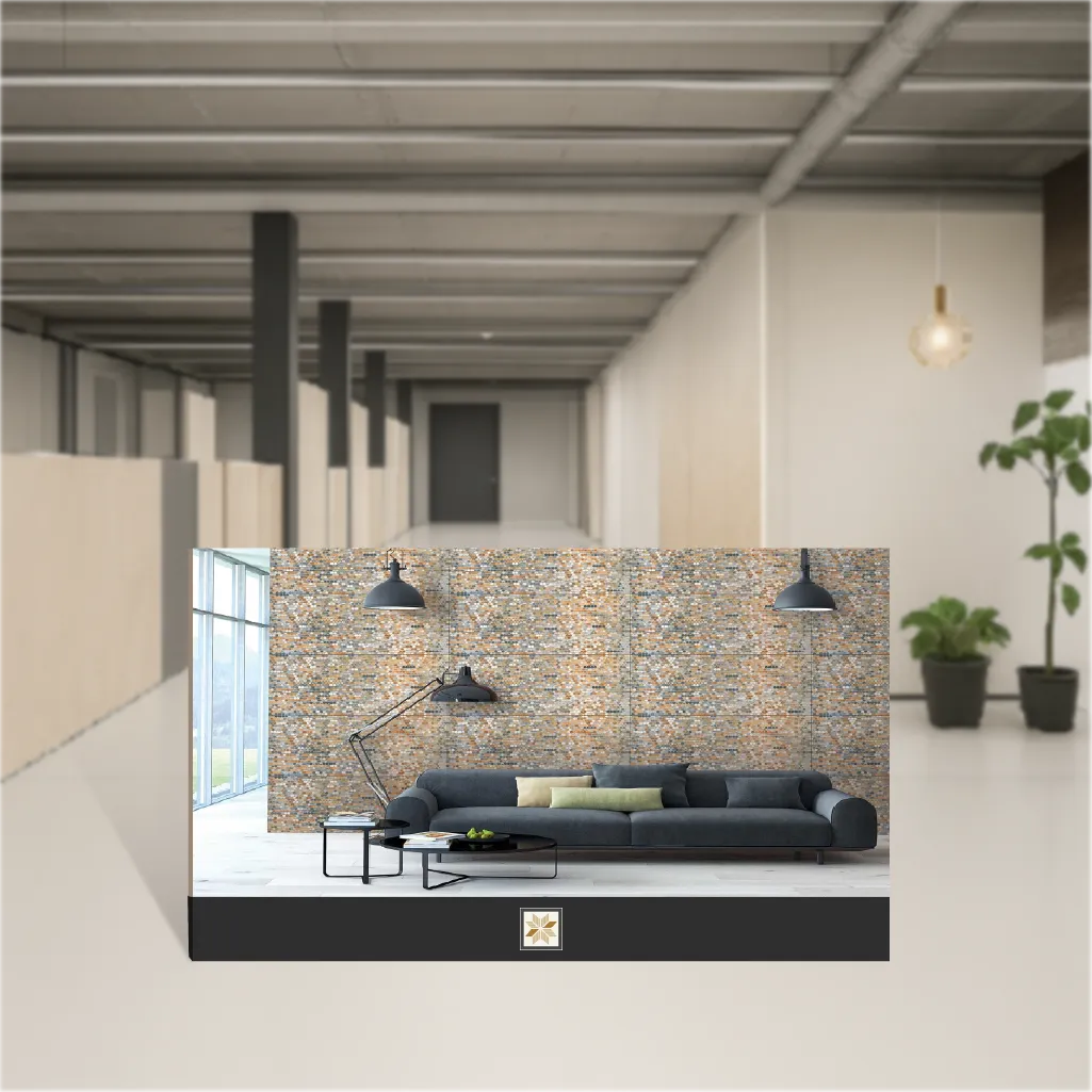 Vitrified Mirac Beige Matt Rectangular Tiles TL-8136 (4x2 feet | 9 mm)