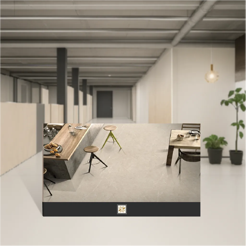 Vitrified Grotto Beige Marbles & Stones Matt Rectangular Tiles TL-8151 (4x2 feet | 9 mm)