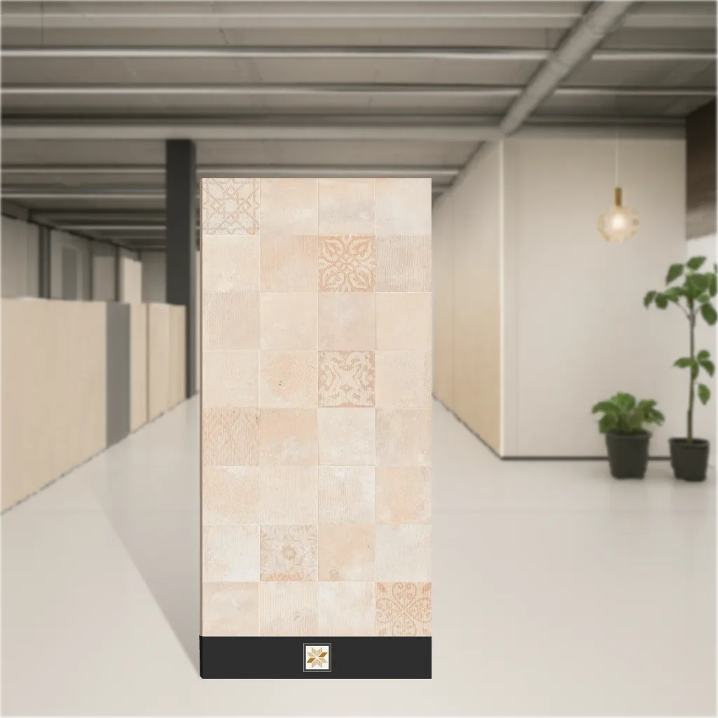 Vitrified Monostone Beige Decor Moroccans Matt Rectangular Tiles TL-8196-A (4x2 feet | 9 mm)