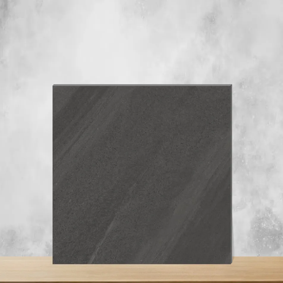 Vitrified Graniti Nero Marbles & Stones Matt Square Tiles TL-8317-C (2x2 feet | 12 mm)