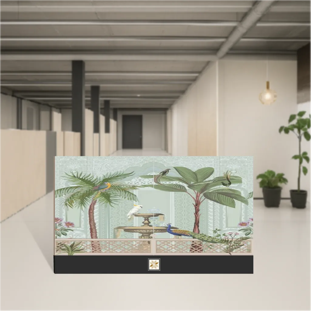 Vitrified Royal Finestone Antracita Cement Look Matt Rectangular Tiles TL-8281-A (4x2 feet | 9 mm)