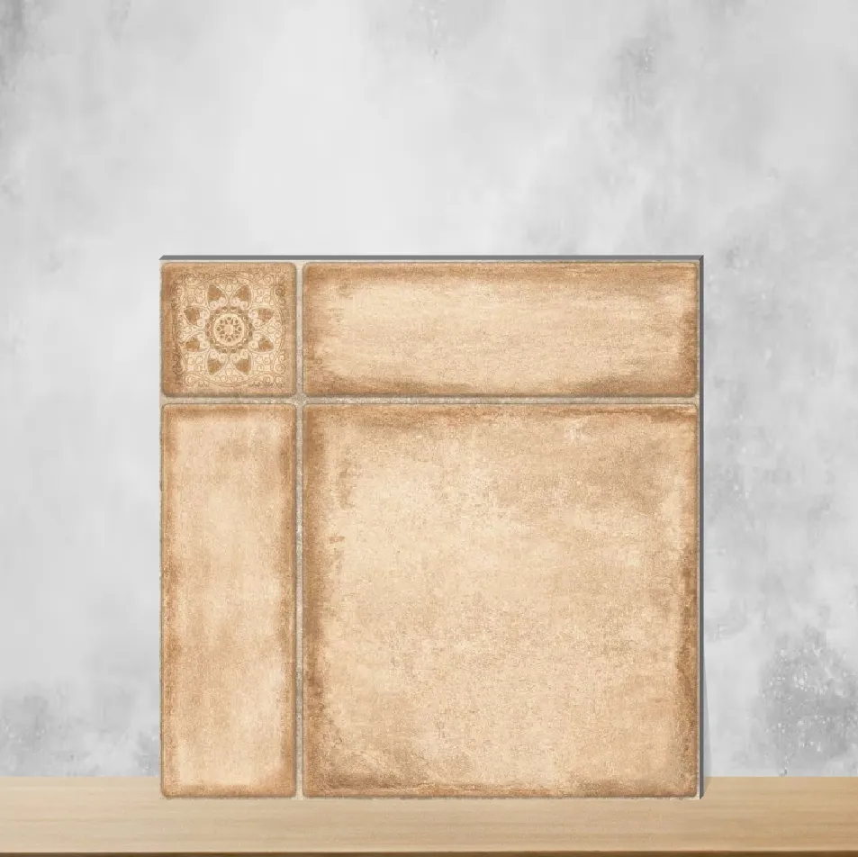 Vitrified Geometric & Abstracts Matt Square Tiles TL-8291 (16x16 inch | 12 mm)