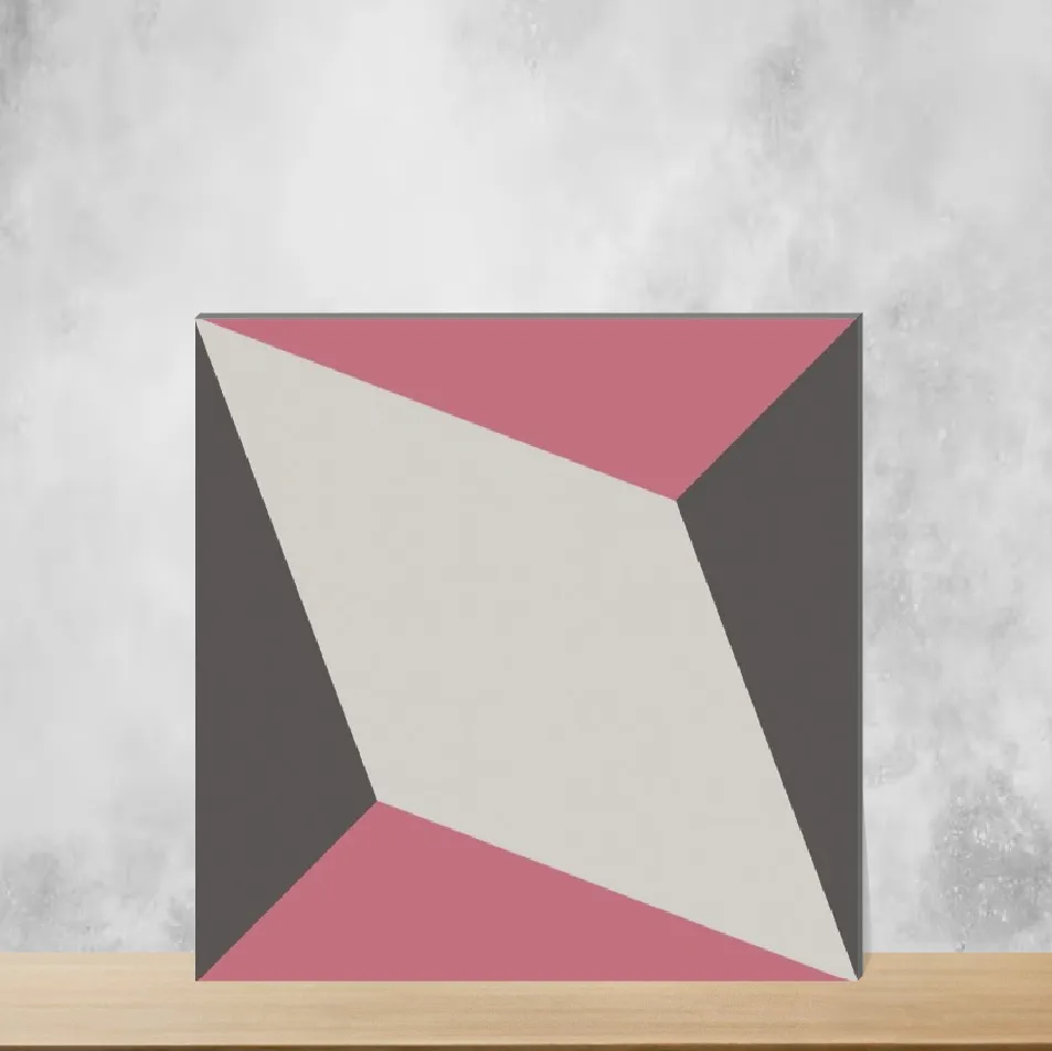 Vitrified Geometric & Abstracts Matt Square Tiles TL-8303 (12x12 inch | 9 mm)