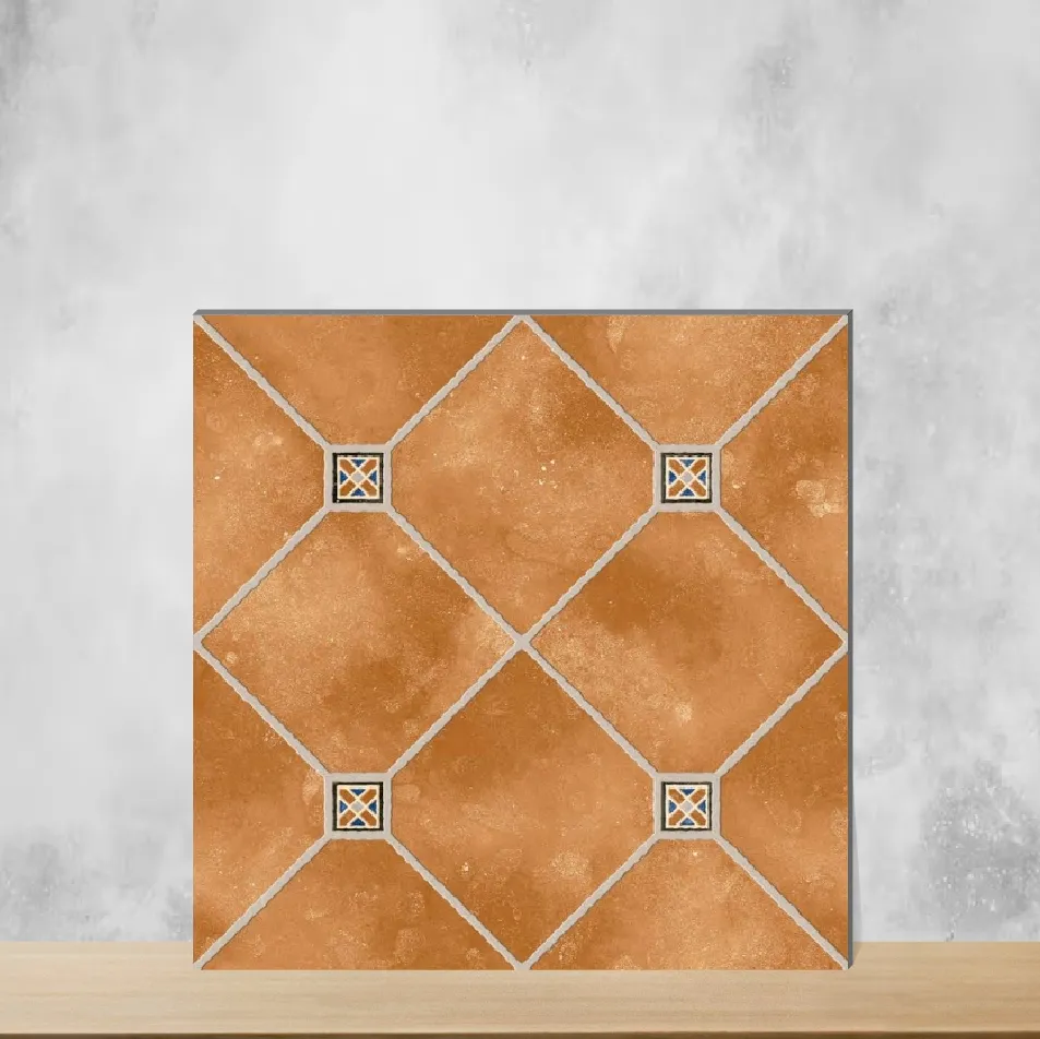 Vitrified 9651 Geometric & Abstracts Matt Square Tiles TL-8357 (16x16 inch | 12 mm)