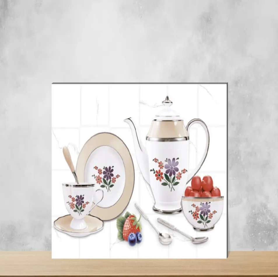 Ceramic Highlighter Tiles Glossy Rectangular Tiles TL-8513-B (18x12 inch | 8 mm)