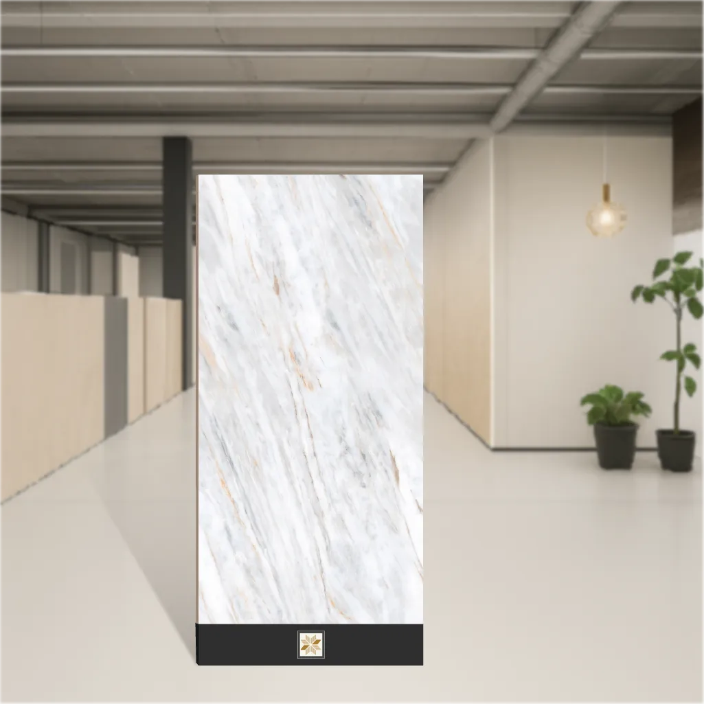Vitrified Marbles & Stones Glossy Rectangular Tiles TL-8548-C (4x2 feet | 9 mm)