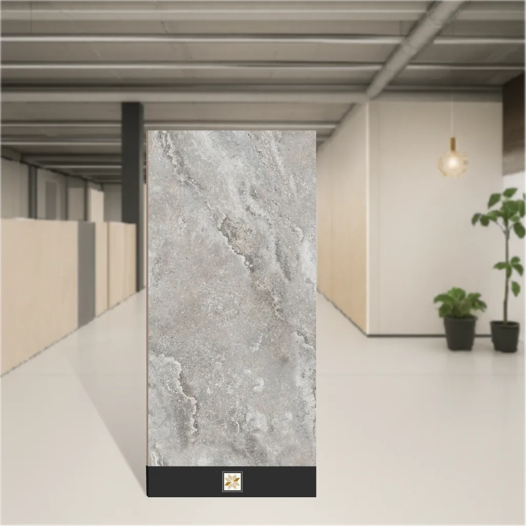 Vitrified Marbles & Stones Glossy Rectangular Tiles TL-8572 (4x2 feet | 9 mm)