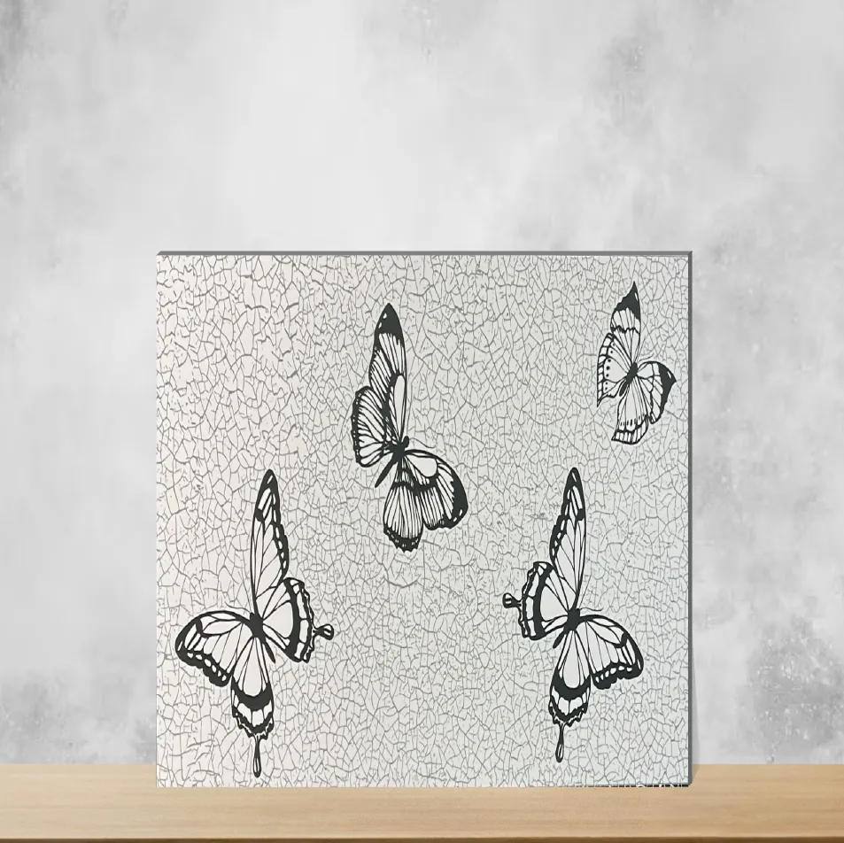 Ceramic Bistro Aura Fly Highlighter Tiles Glossy Rectangular Tiles TL-989-C (24x12 inch | 9 mm)