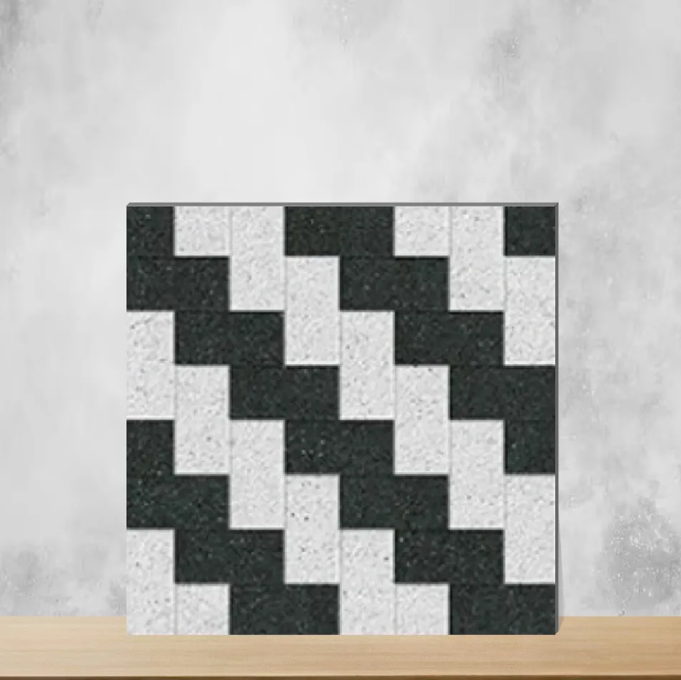 Vitrified Geometric & Abstracts Matt Square Tiles TL-8601 (16x16 inch | 12 mm)