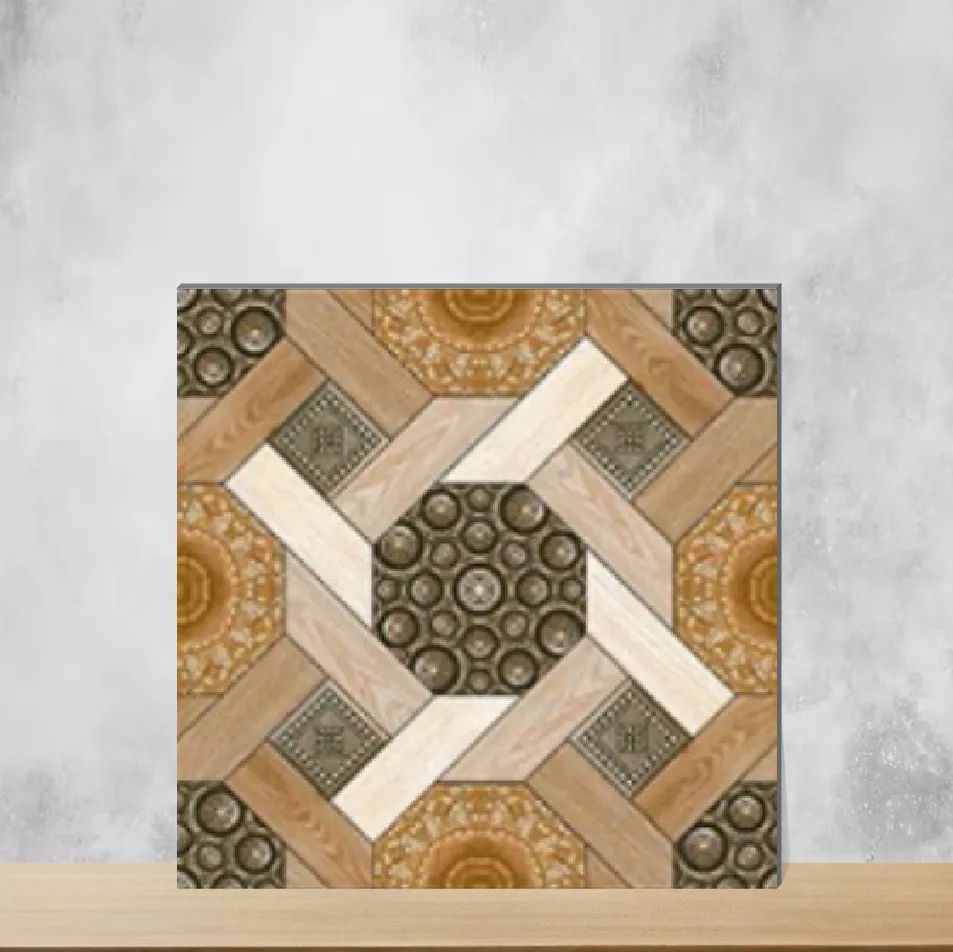Vitrified Geometric & Abstracts Matt Square Tiles TL-8606 (16x16 inch | 12 mm)