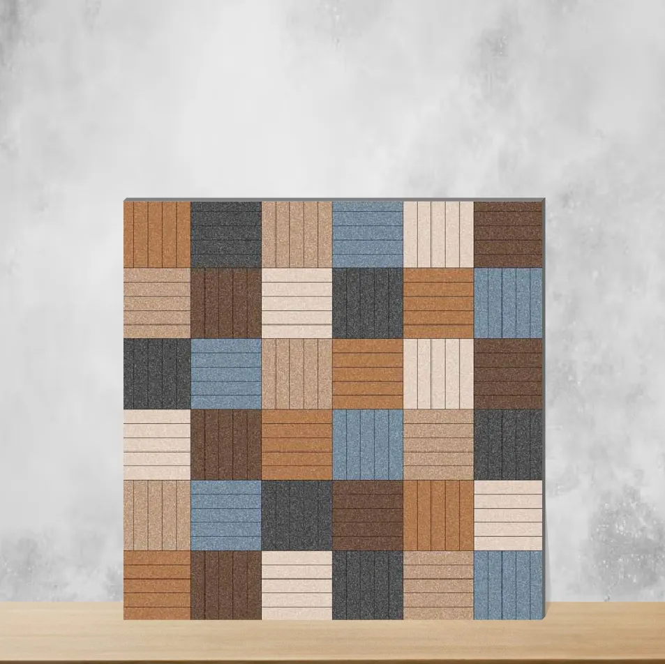 Vitrified Geometric & Abstracts Matt Square Tiles TL-8629 (12x12 inch | 9 mm)