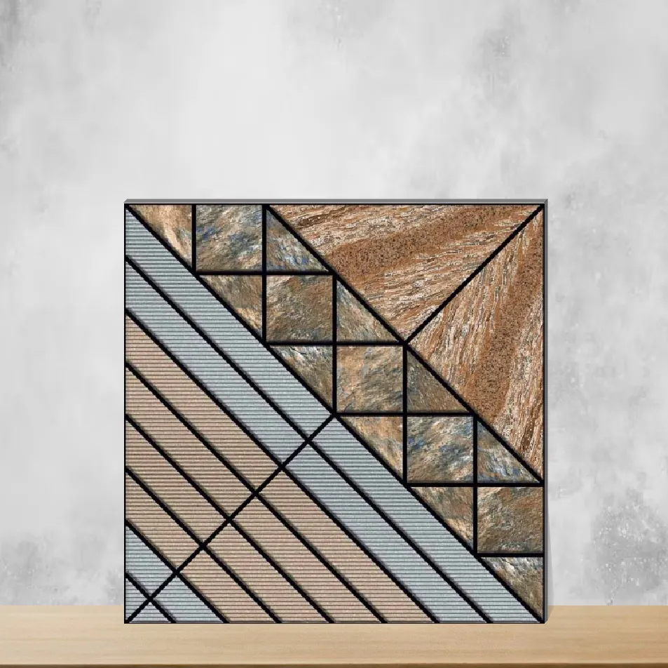 Vitrified Geometric & Abstracts Matt Square Tiles TL-8632 (12x12 inch | 9 mm)