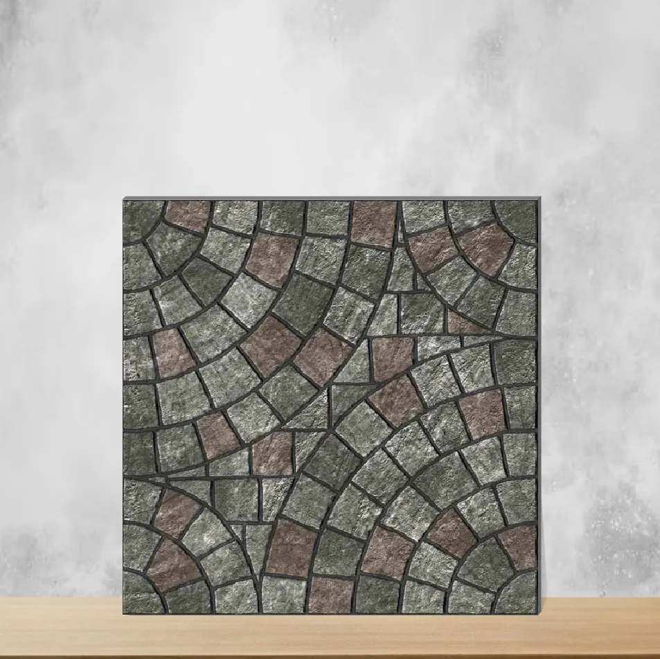 Vitrified Geometric & Abstracts Matt Square Tiles TL-8634-B (12x12 inch | 9 mm)