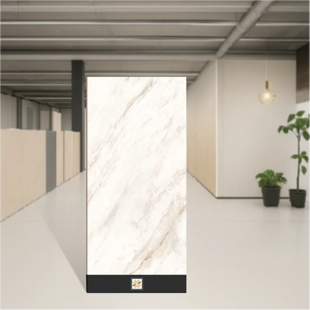 Vitrified Polarangelo Rust Marbles & Stones Matt Rectangular Tiles TL-8846 (6x4 feet | 9 mm)