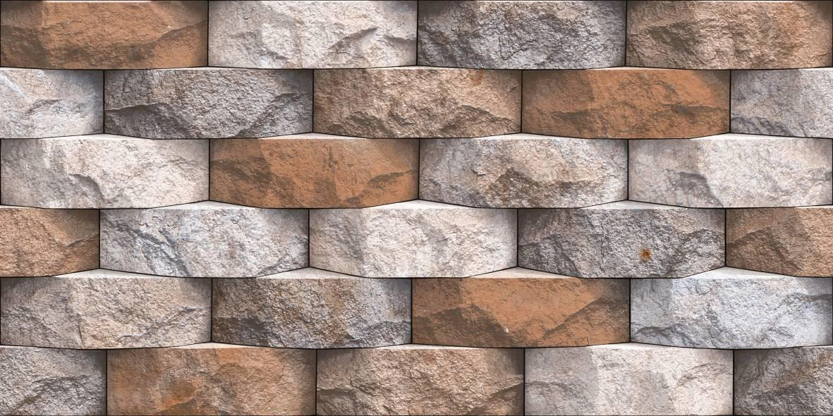 Elevation Stone Rectangular Tiles TL-8855 (24x12 inch | 10 mm)