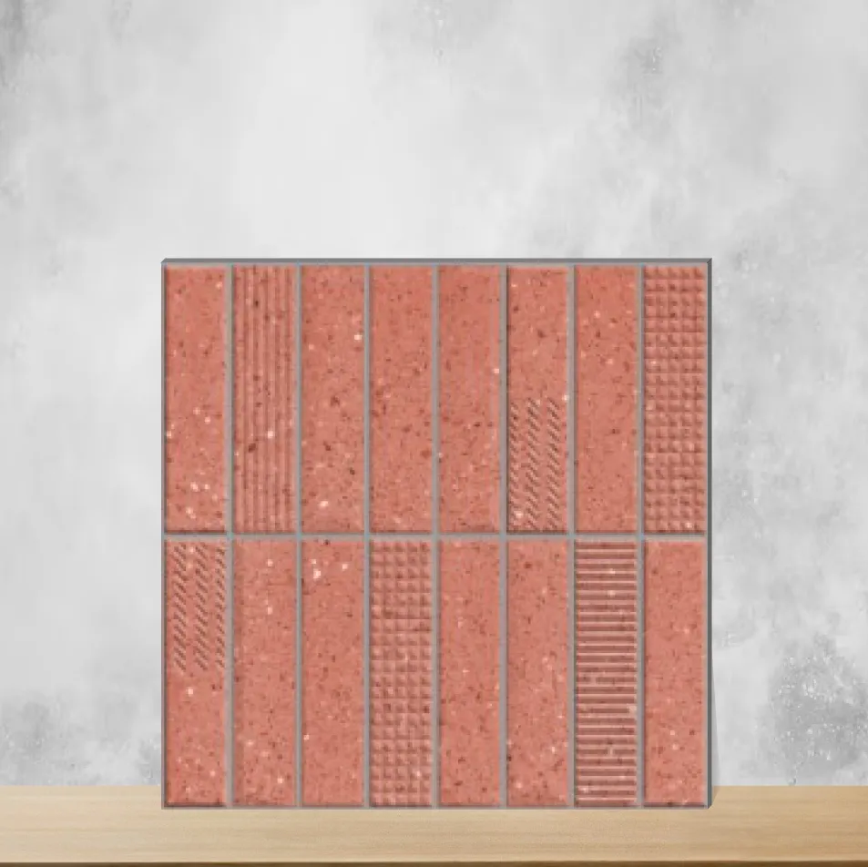 Ceramic Zilong Red Matt Square Tiles TL-8912-G (12x12 inch | 10 mm)