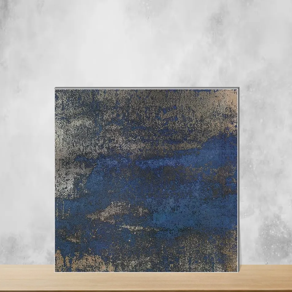 Prime Metal Azul Metallic Finish Square Tiles TL-9106 (2x2 feet | 9 mm)