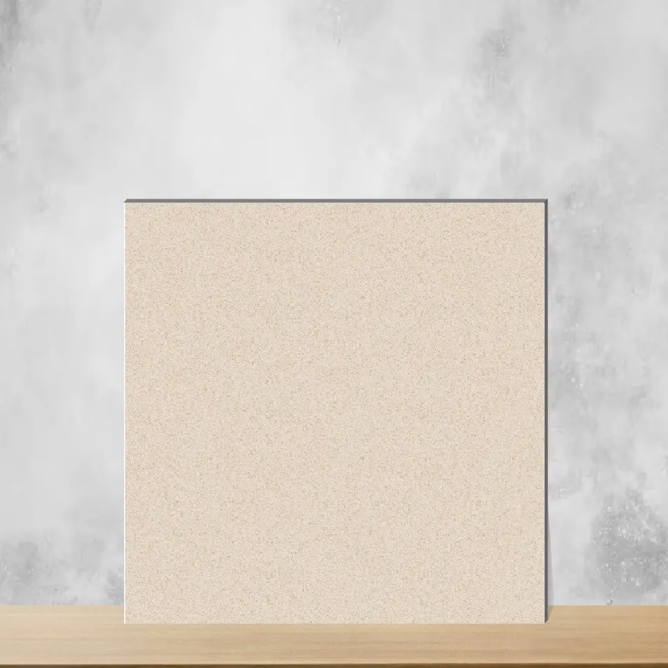 Vitrified Crema Marbles & Stones Matt Square Tiles TL-9147-C (2x2 feet | 9 mm)